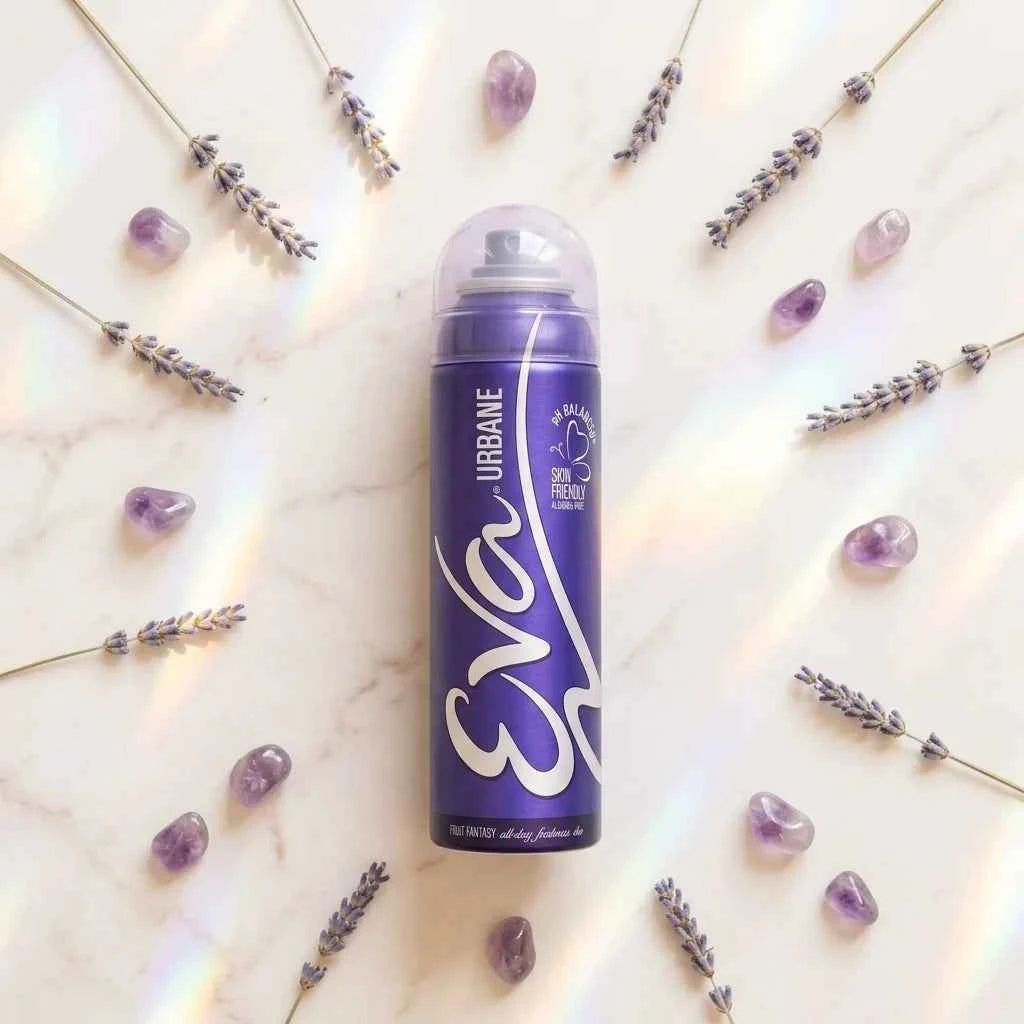 Eva Urbane Deodorant Spray for Women 125ml Alcohol Free Fruit Fantasy Freshness