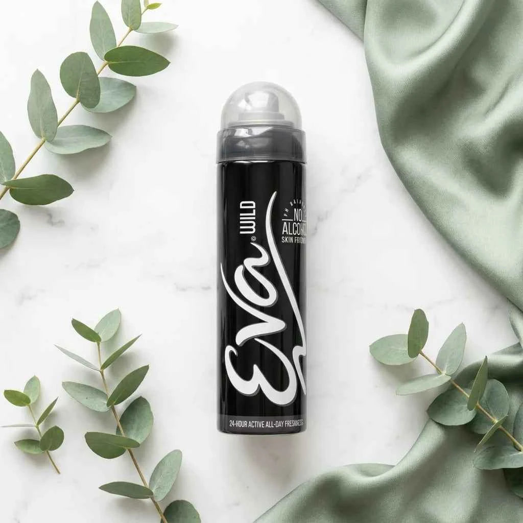Eva Wild Deodorant Spray for Women 125ml Alcohol Free Long Lasting Freshness