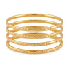 Floral Engraved Gold Bangles for Women: Elevate Your Daily Style with Timeless Elegance