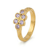 Elevate Your Style with Our Floral Gold Plated Ring for Women
