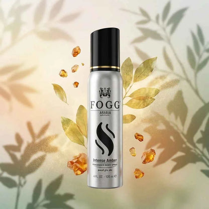Fogg Arabia Intense Amber Fragrance Body Spray 120ml Long Lasting Deodorant for Men