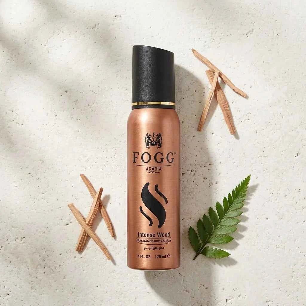 Fogg Arabia Intense Wood Fragrance Body Spray 120ml Long Lasting Deodorant for Men