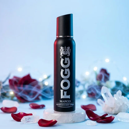 Fogg Marco Fragrance Body Spray for Men 120ml Long Lasting Premium Woody Musk Deodorant