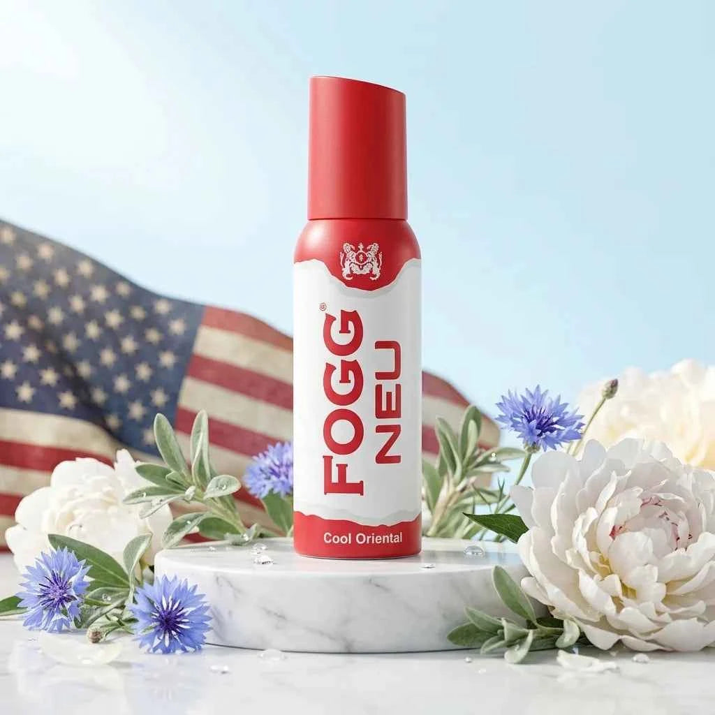 Fogg New Cool Oriental Fragrance Body Spray 120ml Long Lasting Deodorant for Men