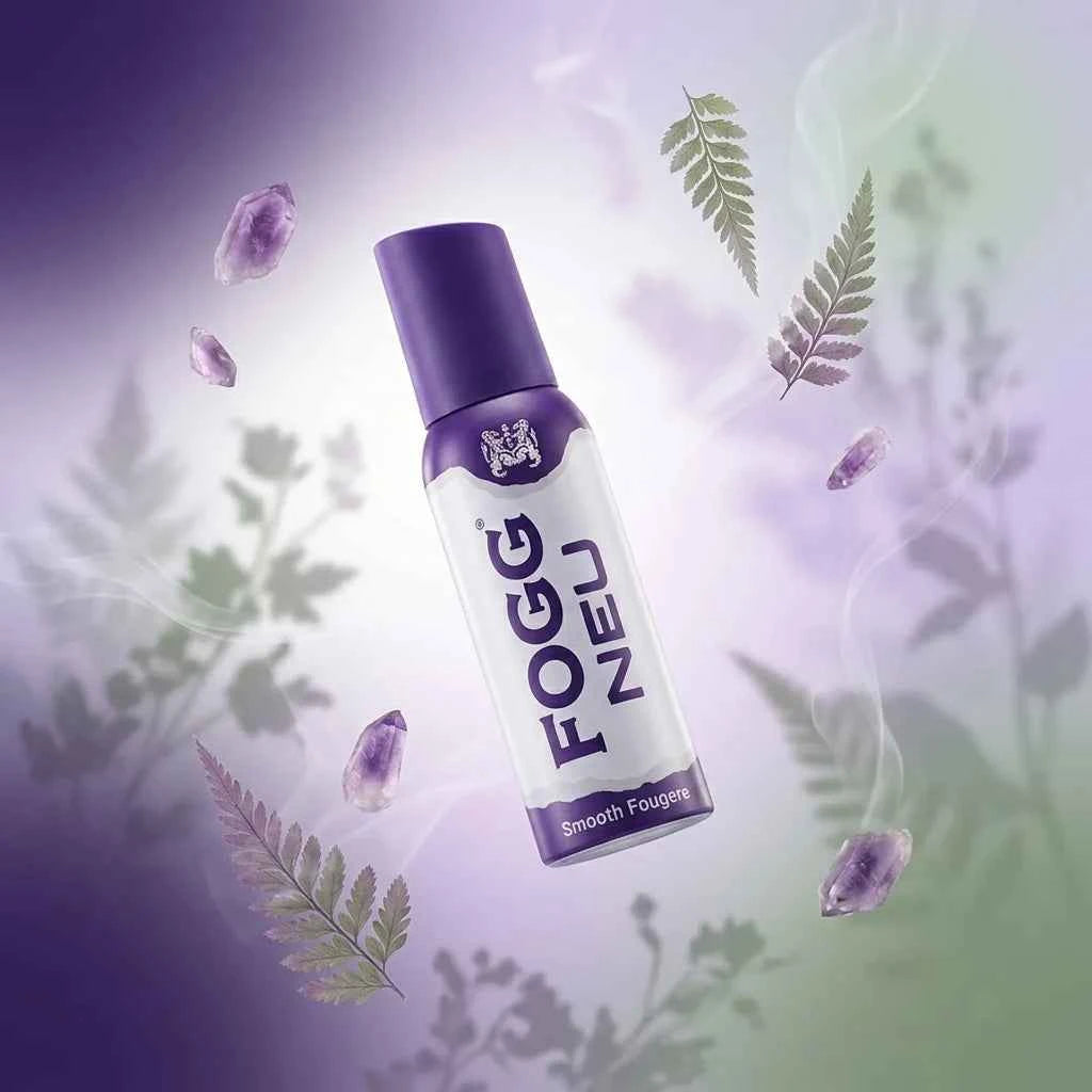 Fogg New Smooth Fougere Fragrance Body Spray 120ml Long Lasting Deodorant for Men