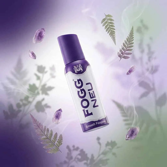 Fogg New Smooth Fougere Fragrance Body Spray 120ml Long Lasting Deodorant for Men