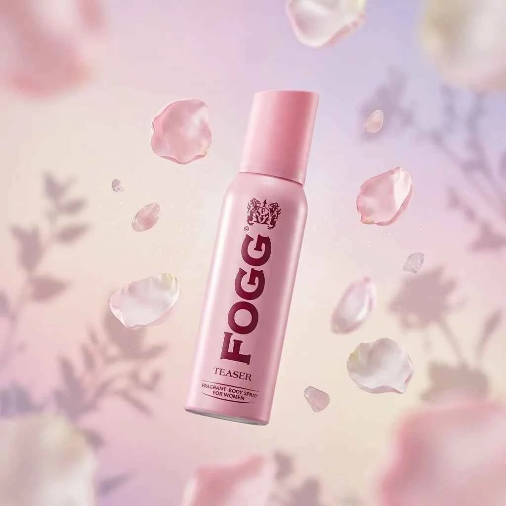 Fogg Teaser Fragrant Body Spray for Women 120ml Long Lasting Floral Fruity Perfume Deodorant