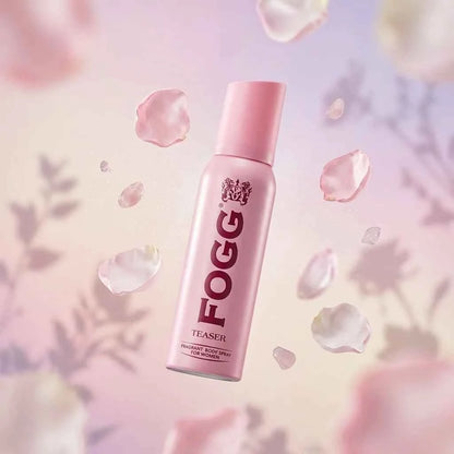 Fogg Teaser Fragrant Body Spray for Women 120ml Long Lasting Floral Fruity Perfume Deodorant