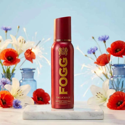 Fogg Delicious Fragrant Body Spray for Women 120ml Long Lasting Floral Fruity Fragrance