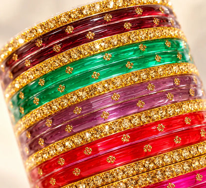 Glass Bangles Multi Colour