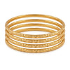 Heritage Floral Gold Bangles Set: Timeless Elegance for Every Occasion