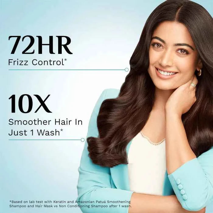 pilgrim keratin & amazonian patuá smoothening shampoo | with argan oil & hyaluronic acid | for dry & frizzy hair | paraben free | 200ml
