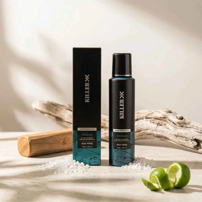 Killer Ocean Gas Free Liquid Deodorant for Men 150ml Long Lasting Fragrance