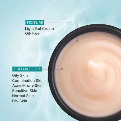 Pilgrim Korean Rice Water Hydra Glow Moisturizer with 5 Hyaluronic Acids & 3% Niacinamide | Lightweight Gel Cream for Hydrated & Glowing Skin | 100g (Copy)