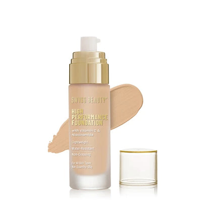 Enhance Your Glow with Swiss Beauty High Performance Foundation in Classic Ivory