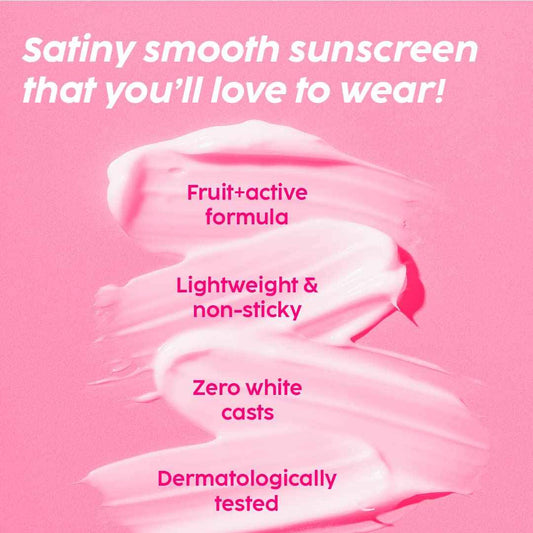 PLIX Guava Glow Invisible Sunscreen – SPF 50+ PA+++ (50g)