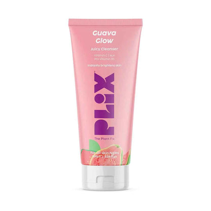PLIX Guava Glow Juicy Cleanser – Vitamin C + ALA + Pro Vitamin B5 (100ml) - GEHNA OFFICIAL