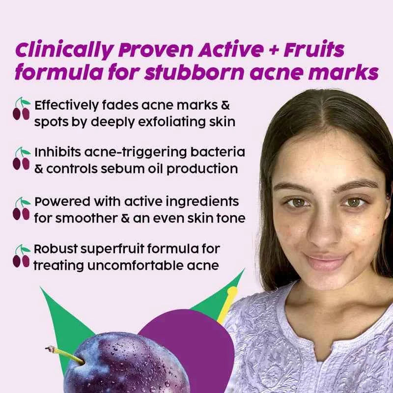 plix jamun acne marks treatment dewy serum – 10% niacinamide, zinc & witch hazel (30ml) - gehna official