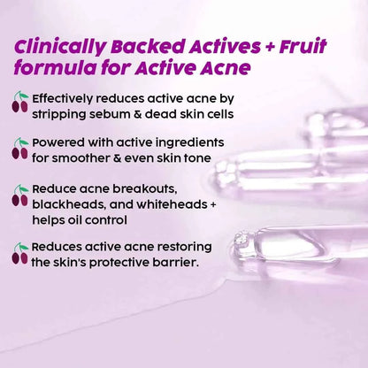 PLIX Jamun Active Acne Control Serum with 2% Salicylic Acid & Zinc PCA - GEHNA OFFICIAL