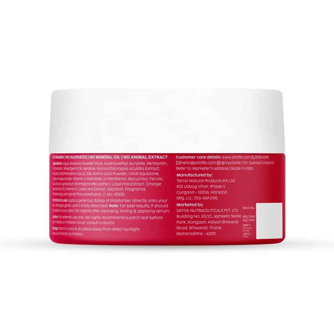 PLIX Pomegranate Youth Renewal Night Cream – 1% Retinol & Bakuchiol (50g) - GEHNA OFFICIAL