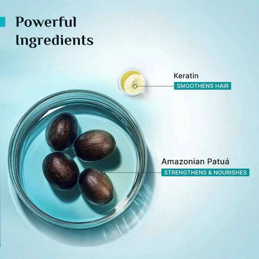 Pilgrim Keratin & Amazonian Patuá Smoothening Hair Mask  Sulphate & Paraben Free  Deep Nourishment for Dry & Frizzy Hair  200g