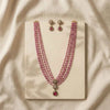 Elevate Your Elegance with Our Stunning Pink Layered Necklace Set