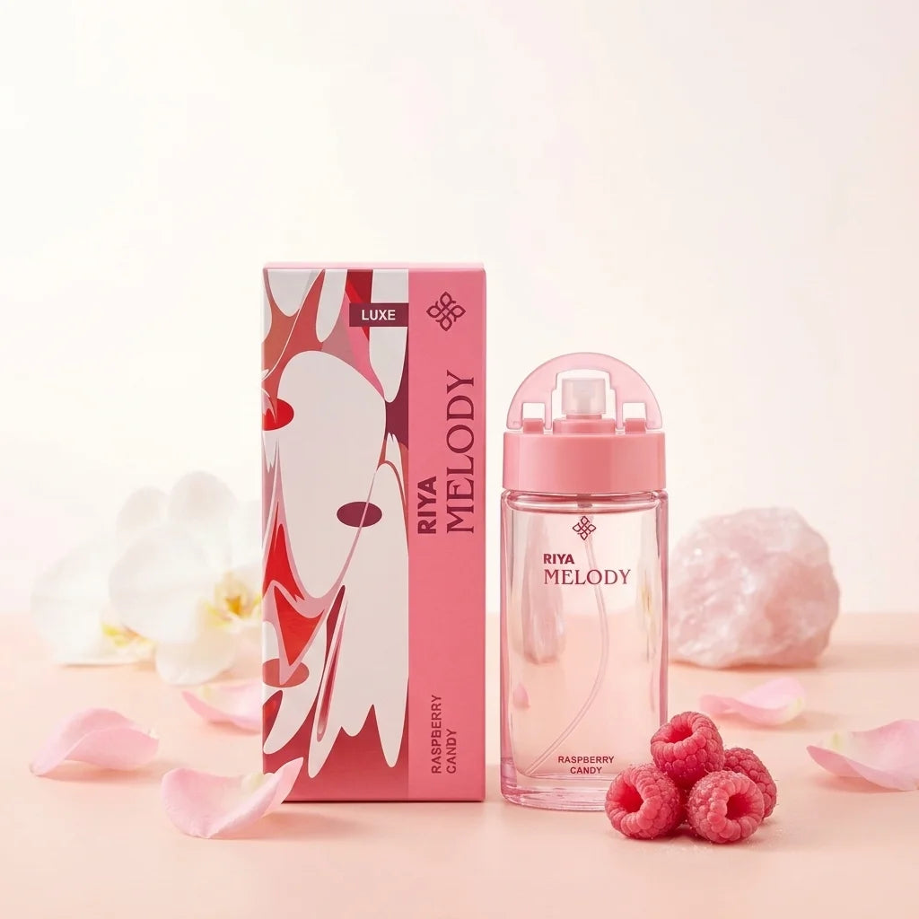 riya melody luxe eau de parfum for women raspberry candy 30ml