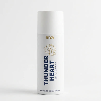 Riya Thunder Heart Perfume Body Spray for Men 150ml Long Lasting Fresh Deodorant