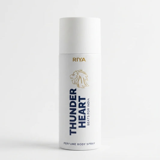 Riya Thunder Heart Perfume Body Spray for Men 150ml Long Lasting Fresh Deodorant