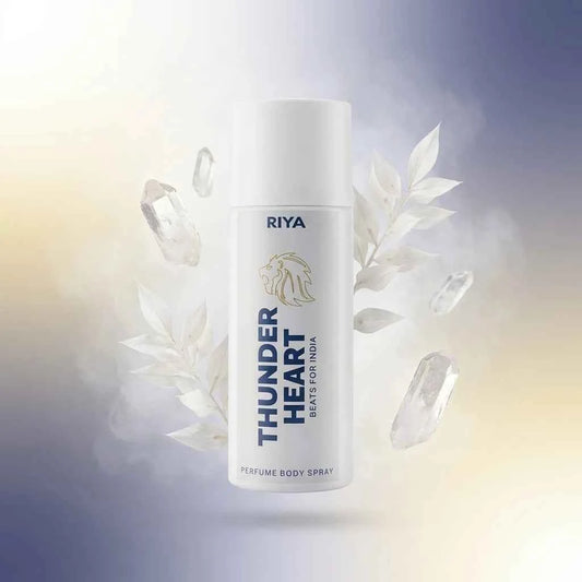 Riya Thunder Heart Perfume Body Spray for Men 150ml Long Lasting Fresh Deodorant