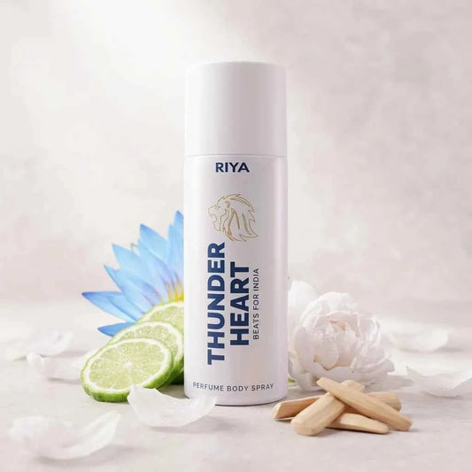 Riya Thunder Heart Perfume Body Spray for Men 150ml Long Lasting Fresh Deodorant