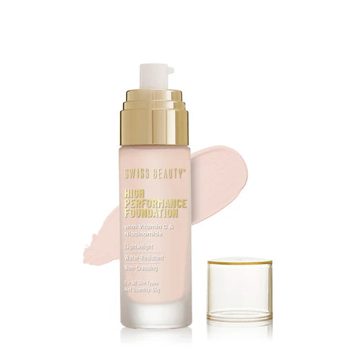 enhance your glow with swiss beauty high performance foundation in classic ivory