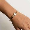 Gold Plated Clover Bracelet for Women | Premium Stainless Steel Bangle
