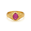 Elevate Your Style with Our Elegant Ruby Gold Plated Ring