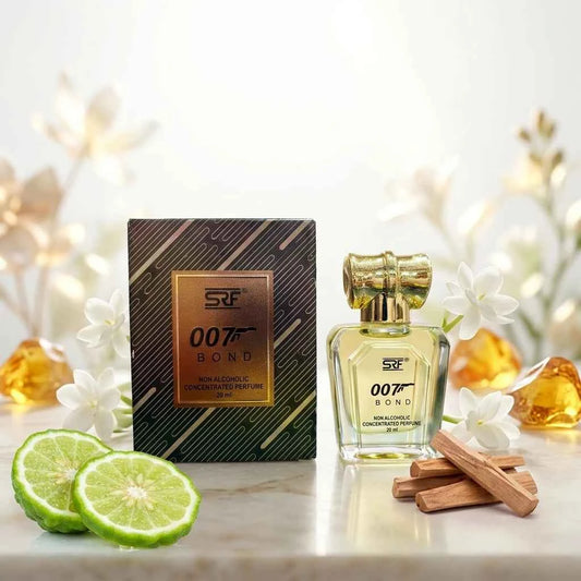 SRF 007 Bond Non Alcoholic Concentrated Perfume 20ml, Long Lasting Attar for Men & Women - GEHNA OFFICIAL