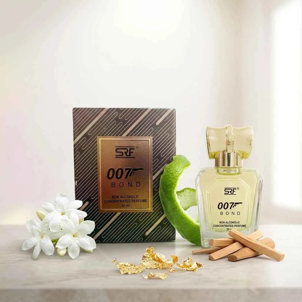 SRF 007 Bond Non Alcoholic Concentrated Perfume 20ml, Long Lasting Attar for Men & Women