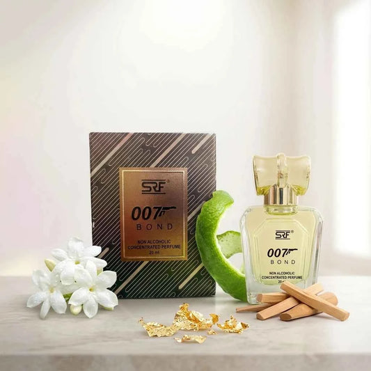 SRF 007 Bond Non Alcoholic Concentrated Perfume 20ml, Long Lasting Attar for Men & Women - GEHNA OFFICIAL
