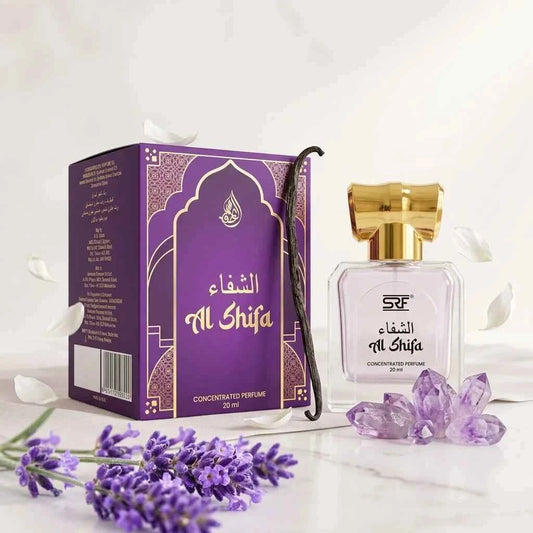SRF Al Shifa Concentrated Perfume Oil 20ml, Long Lasting Attar for Men & Women, Alcohol Free Arabic Fragrance - GEHNA OFFICIAL