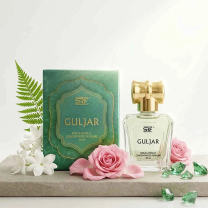 SRF Guljar Non Alcoholic Concentrated Perfume 20ml, Long Lasting Attar for Men & Women