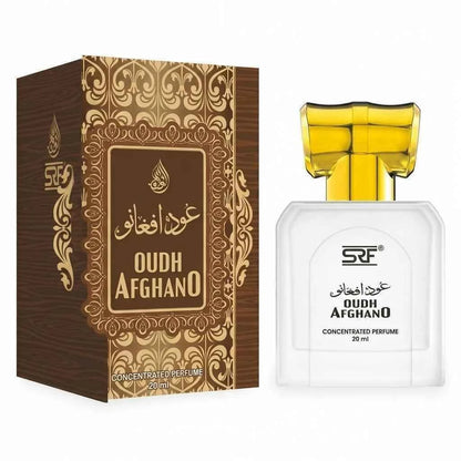 SRF Oudh Afghano Concentrated Perfume Oil 20ml, Long Lasting Attar for Men & Women, Alcohol Free Arabic Fragrance