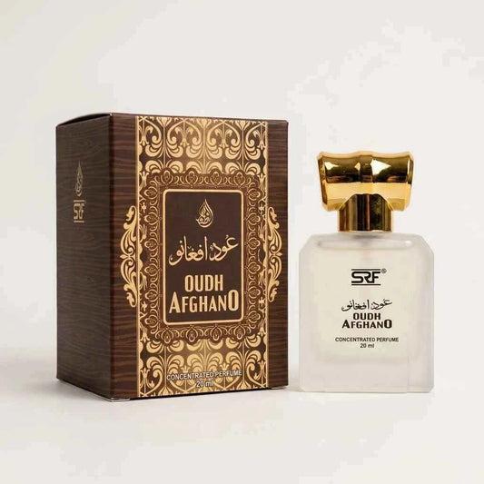 SRF Oudh Afghano Concentrated Perfume Oil 20ml, Long Lasting Attar for Men & Women, Alcohol Free Arabic Fragrance - GEHNA OFFICIAL