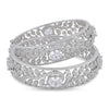 Gleaming Elegance: Silver Plated American Diamond Bangles for Women