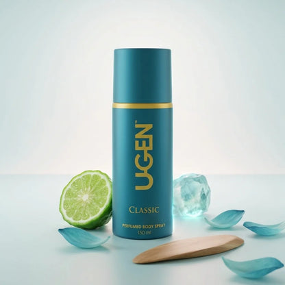 Ugen Classic Perfumed Body Spray for Men 150ml Long Lasting Freshness