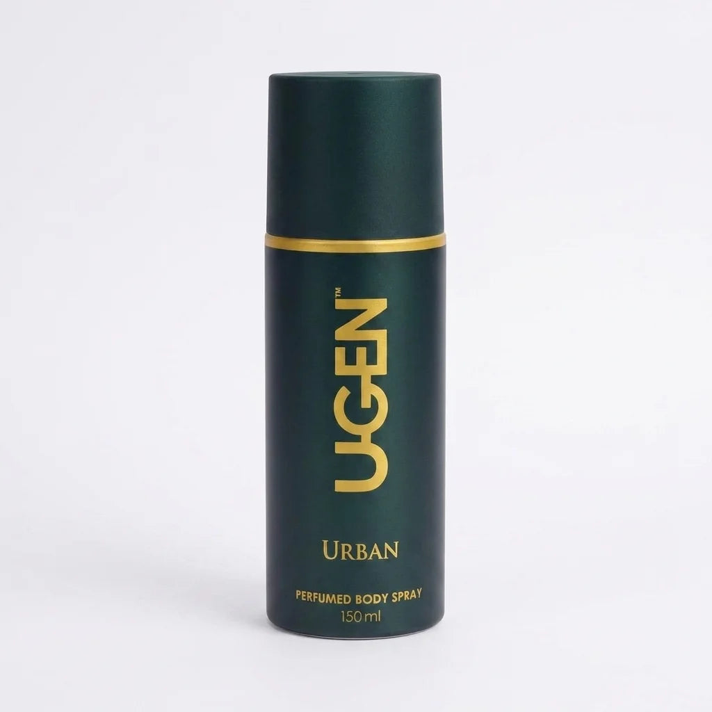 ugen urban perfumed body spray for men 150ml long lasting fresh fragrance