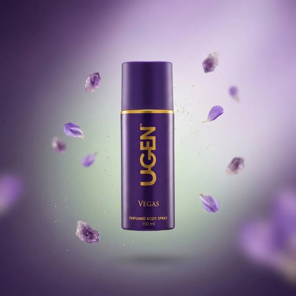 ugen vegas perfumed body spray for men 150ml long lasting freshness