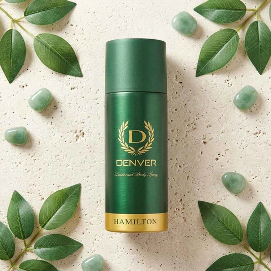Denver Hamilton Deodorant Body Spray for Men 150ml Long Lasting Freshness