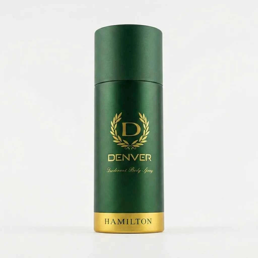 denver hamilton deodorant body spray for men 150ml long lasting freshness