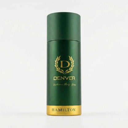 Denver Hamilton Deodorant Body Spray for Men 150ml Long Lasting Freshness