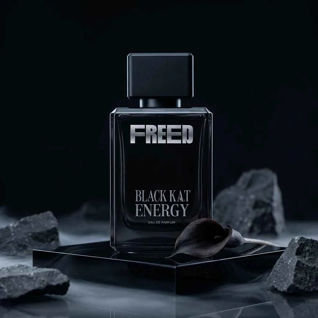 Freed Black Kat Energy Eau De Parfum for Men, Long Lasting Luxury Woody Spicy Perfume - GEHNA OFFICIAL