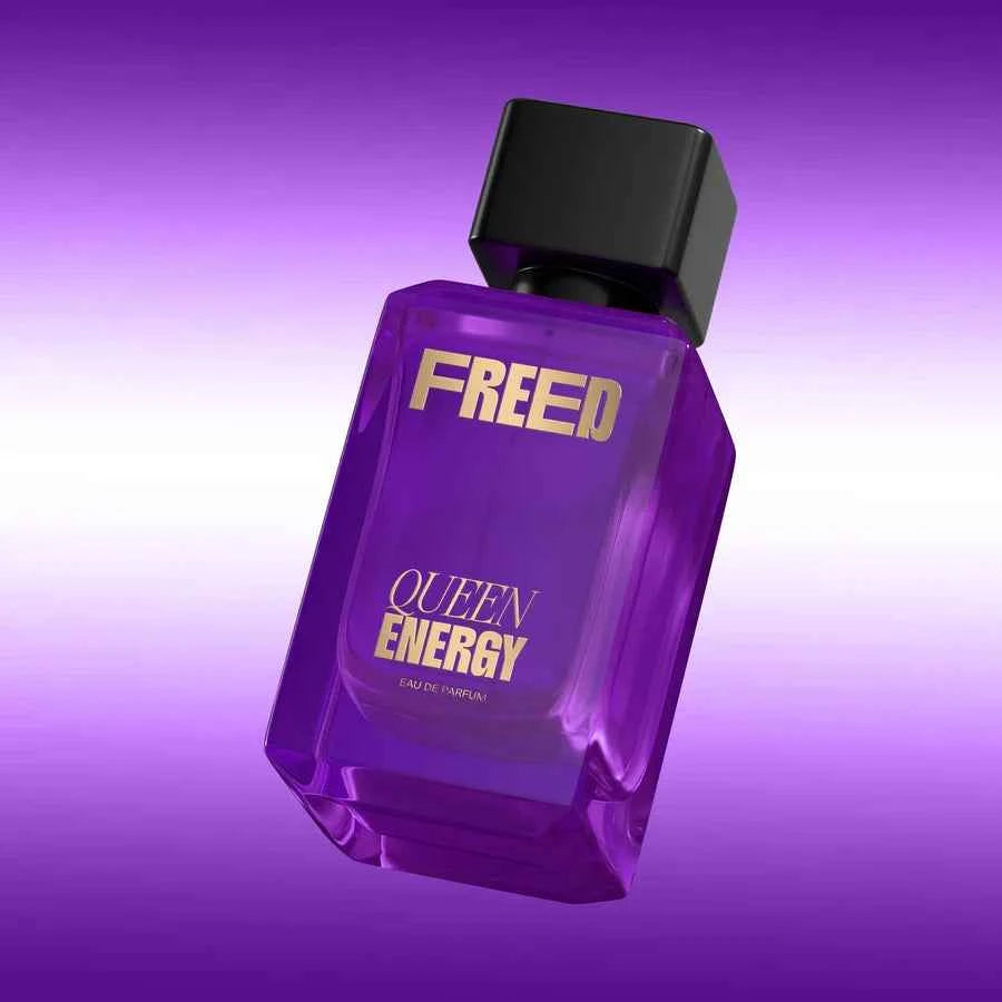 freed queen energy eau de parfum for women, long lasting luxury perfume, floral fruity fragrance